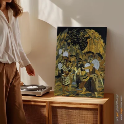 تابلو طرح معرق - اسپو دکور