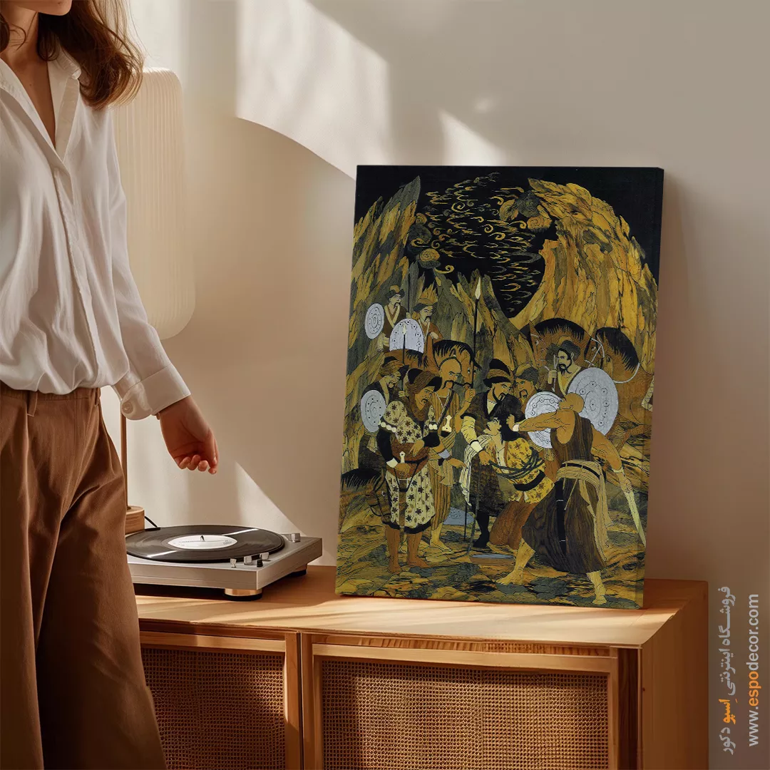 تابلو طرح معرق - اسپو دکور