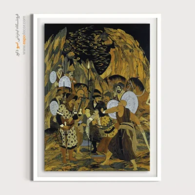 تابلو طرح معرق - اسپو دکور