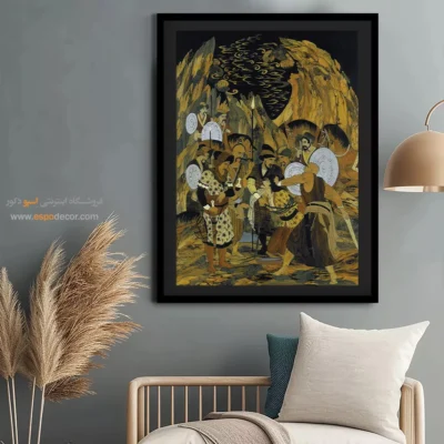 تابلو طرح معرق - اسپو دکور