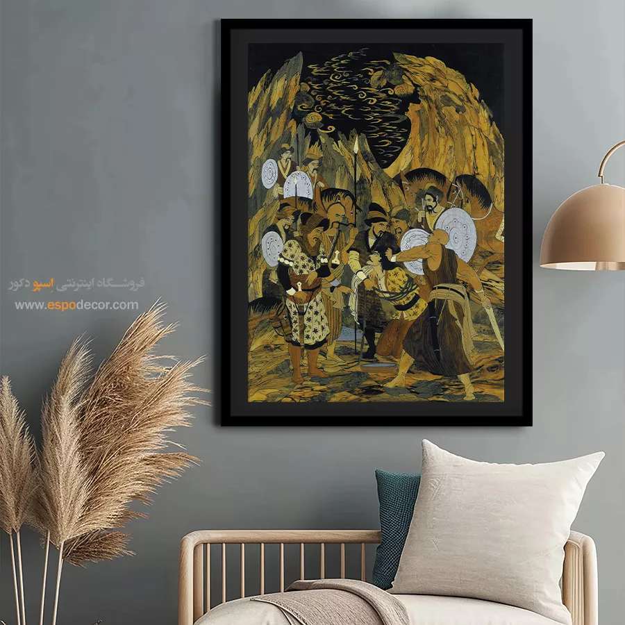 تابلو طرح معرق - اسپو دکور