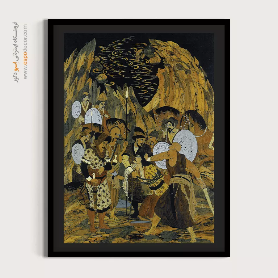 تابلو طرح معرق - اسپو دکور