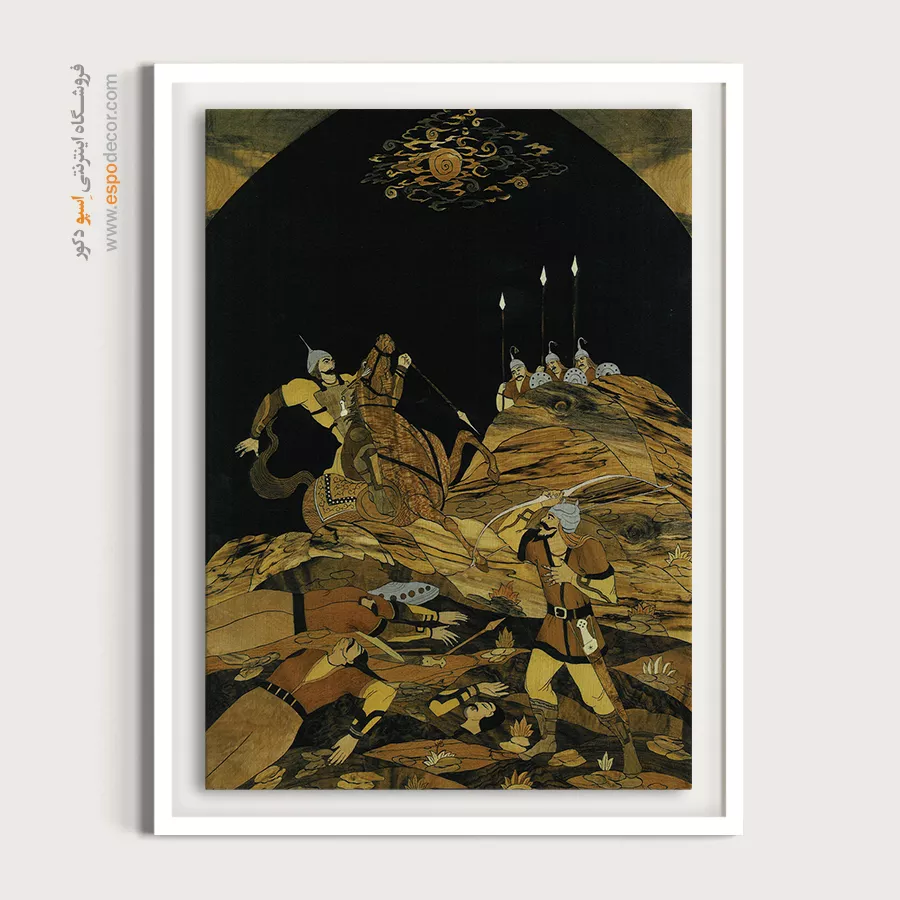 تابلو طرح معرق - اسپو دکور