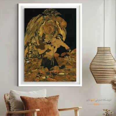 تابلو طرح معرق - اسپو دکور