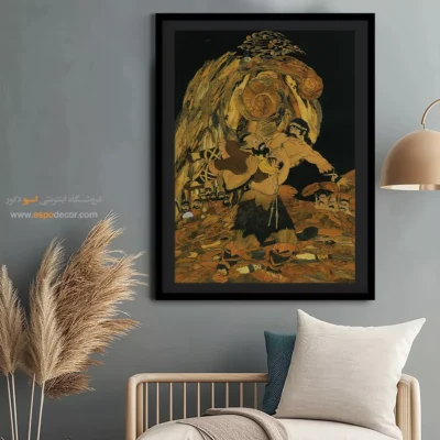 تابلو طرح معرق - اسپو دکور