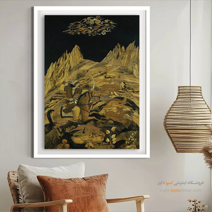 تابلو طرح معرق - اسپو دکور