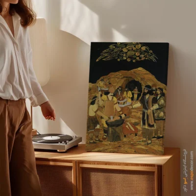 تابلو طرح معرق - اسپو دکور