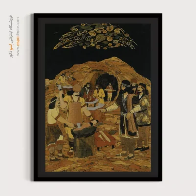 تابلو طرح معرق - اسپو دکور