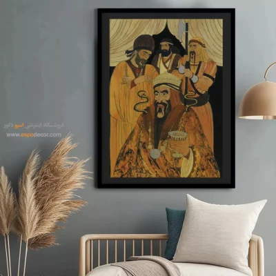 تابلو طرح معرق - اسپو دکور