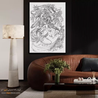 خرید خرید تابلو مینیاتوری - مهین‌یار – تابلو مینیاتور خطی - اسپو دکور