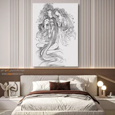 خرید تابلو هنری خطی 