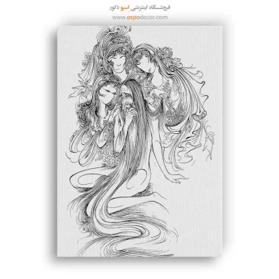 خرید تابلو هنری خطی 