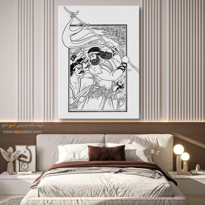 خرید تابلو بوم خطی