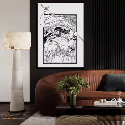 خرید تابلو بوم خطی