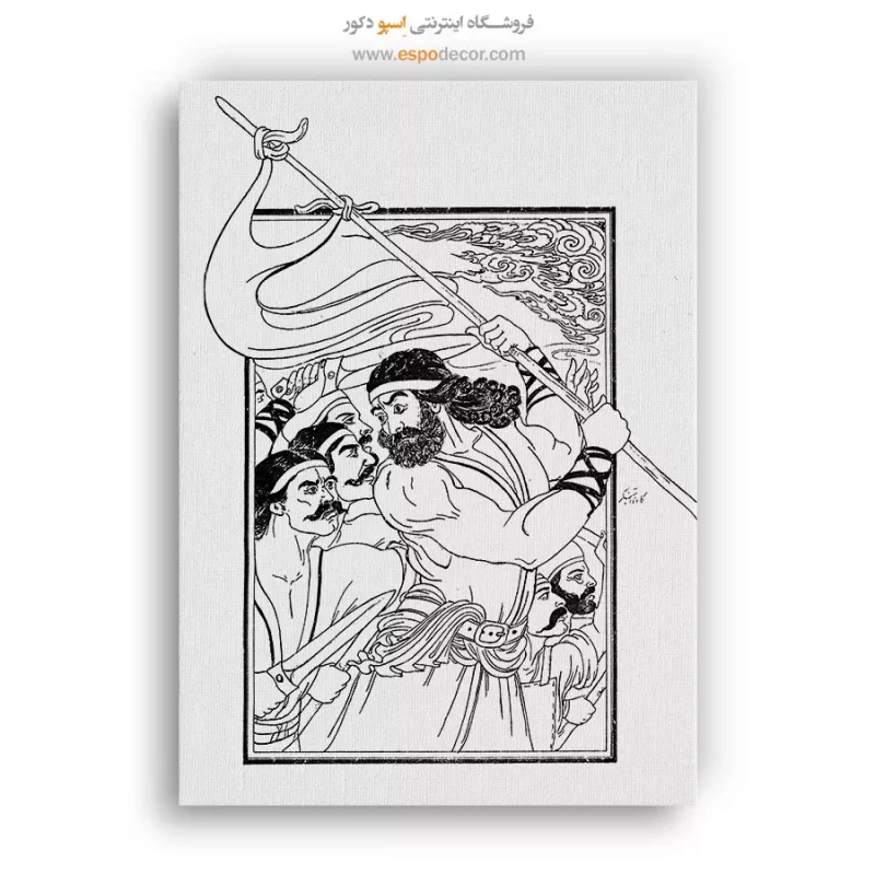 خرید تابلو بوم خطی 