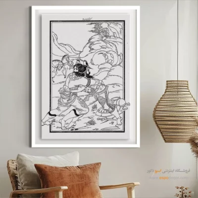 خرید تابلو دکوراتیو - رخنما – تابلو مینیاتور خطی - اسپو دکور