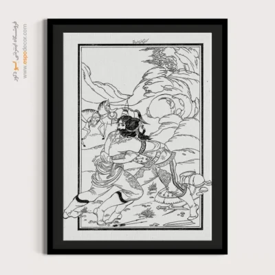 خرید تابلو دکوراتیو - رخنما – تابلو مینیاتور خطی - اسپو دکور