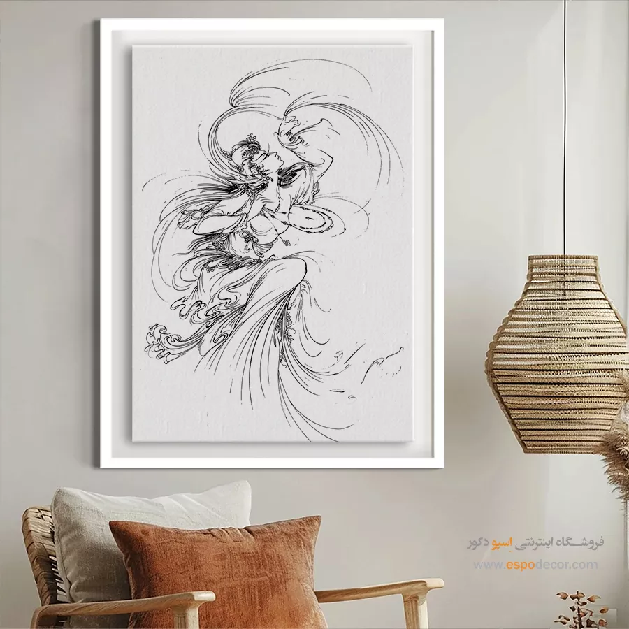 خرید تابلو مینیاتور خطی - مهسان – تابلو مینیاتور خطی - اسپو دکور