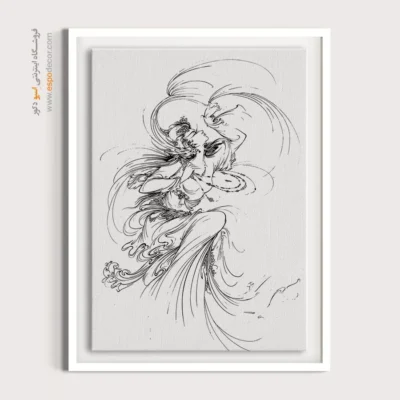 خرید تابلو مینیاتور خطی - مهسان – تابلو مینیاتور خطی - اسپو دکور