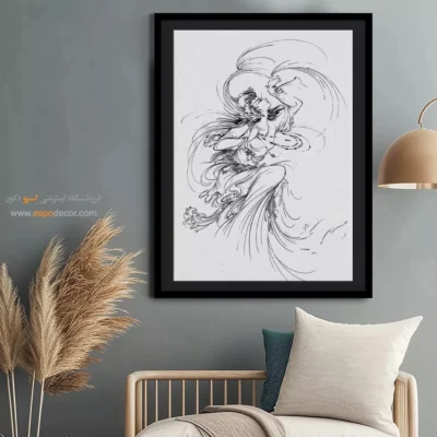 خرید تابلو مینیاتور خطی - مهسان – تابلو مینیاتور خطی - اسپو دکور