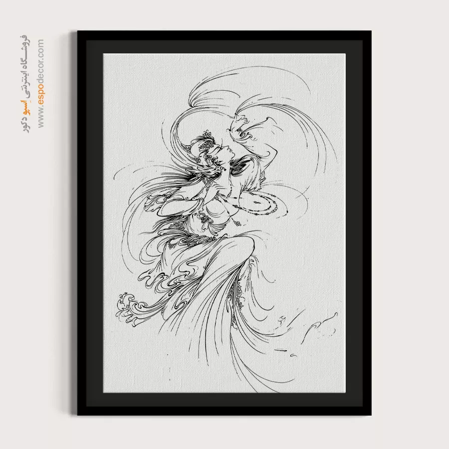 خرید تابلو مینیاتور خطی - مهسان – تابلو مینیاتور خطی - اسپو دکور