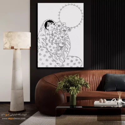 خرید آنلاین تابلو مینیاتور - فرامرز – تابلو مینیاتور خطی - اسپو دکور