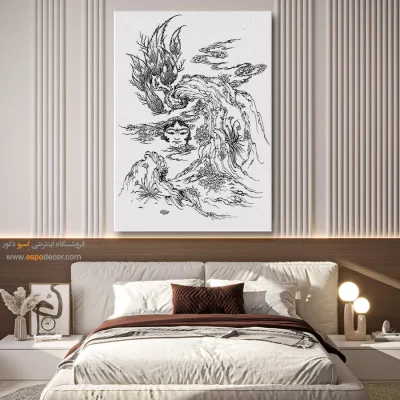 تابلو مینیاتور خطی سبک کلاسیک