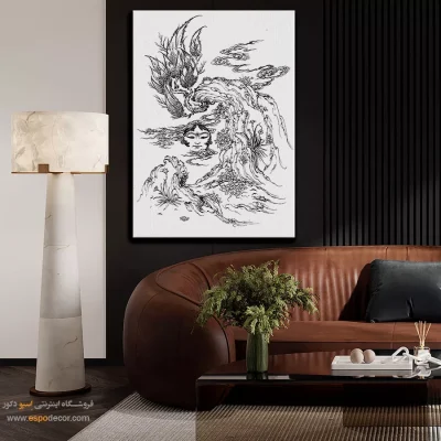 تابلو مینیاتور خطی سبک کلاسیک