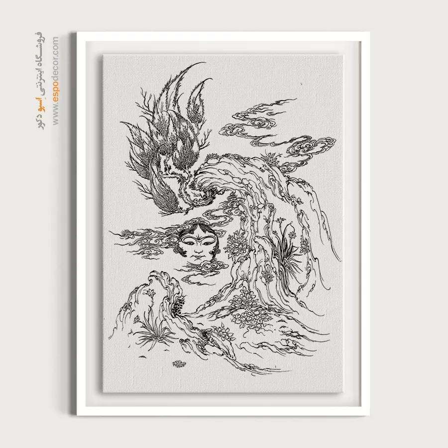 تابلو مینیاتور خطی سبک کلاسیک - خیالنگار – تابلو مینیاتور خطی - اسپو دکور