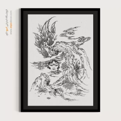 تابلو مینیاتور خطی سبک کلاسیک - خیالنگار – تابلو مینیاتور خطی - اسپو دکور