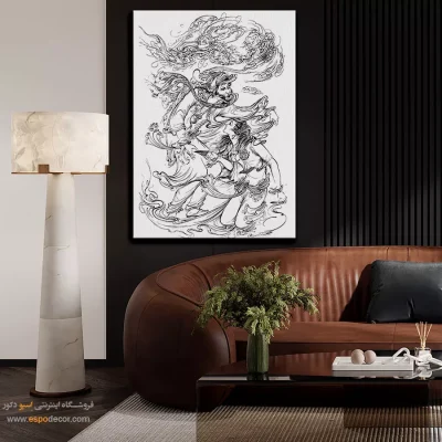 تابلو مینیاتوری با سبک ایرانی