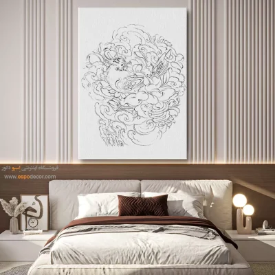 تابلو مینیاتور خطی خاص و زیبا - یلدا‌نگار – تابلو مینیاتور خطی - اسپو دکور