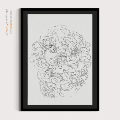 تابلو مینیاتور خطی خاص و زیبا - یلدا‌نگار – تابلو مینیاتور خطی - اسپو دکور