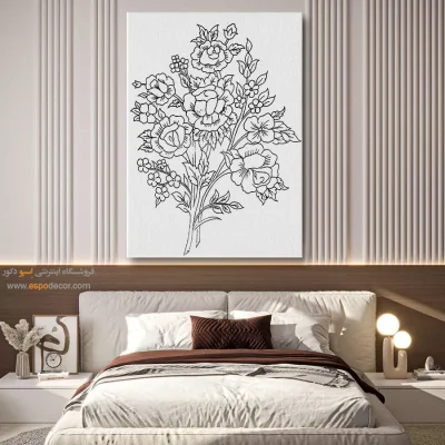 تابلو مینیاتور خطی دستساز ایرانی - مهرنگ – تابلو مینیاتور خطی - اسپو دکور