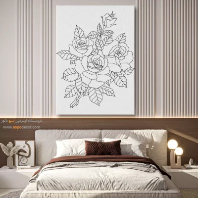 تابلو مینیاتور خطی سبک سنتی - نغمه‌نگار – تابلو مینیاتور خطی - اسپو دکور