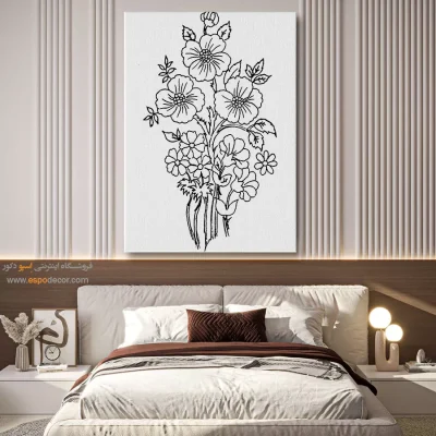 تابلو مینیاتور با طراحی مدرن - خلاق‌نگار – تابلو مینیاتور خطی - اسپو دکور