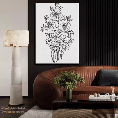 تابلو مینیاتور با طراحی مدرن - خلاق‌نگار – تابلو مینیاتور خطی - اسپو دکور