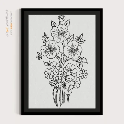 تابلو مینیاتور با طراحی مدرن - خلاق‌نگار – تابلو مینیاتور خطی - اسپو دکور