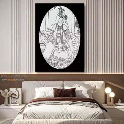 تابلو دکوراتیو خطی سبک سنتی