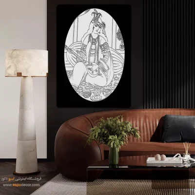 تابلو دکوراتیو خطی سبک سنتی