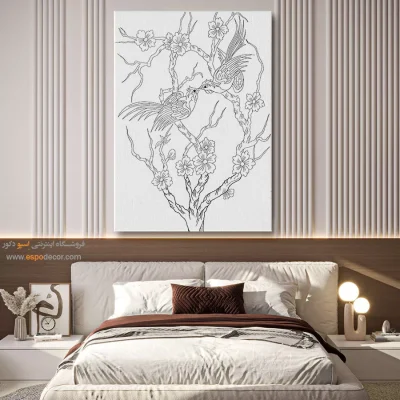 تابلو دکوراتیو خطی دستساز ایرانی