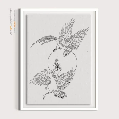 تابلو مینیاتور خطی برای دکوراسیون داخلی - سرابنگار – تابلو مینیاتور خطی - اسپو دکور