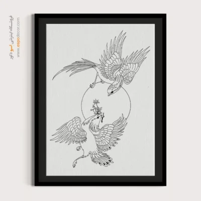 تابلو مینیاتور خطی برای دکوراسیون داخلی - سرابنگار – تابلو مینیاتور خطی - اسپو دکور