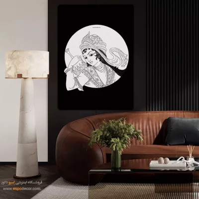 تابلو مینیاتور برای دکور اداری - افرا‌نگار – تابلو مینیاتور خطی - اسپو دکور