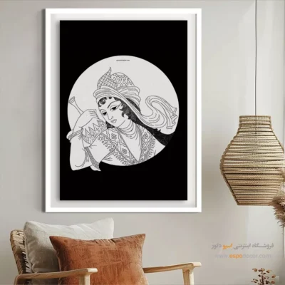 تابلو مینیاتور برای دکور اداری - افرا‌نگار – تابلو مینیاتور خطی - اسپو دکور