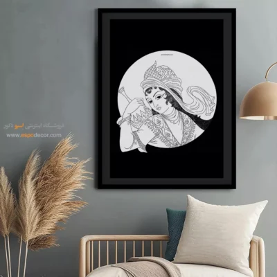 تابلو مینیاتور برای دکور اداری - افرا‌نگار – تابلو مینیاتور خطی - اسپو دکور