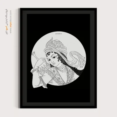 تابلو مینیاتور برای دکور اداری - افرا‌نگار – تابلو مینیاتور خطی - اسپو دکور