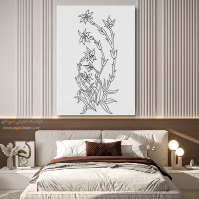 تابلو هنری خطی با چاپ باکیفیت - مه‌سرا – تابلو مینیاتور خطی - اسپو دکور