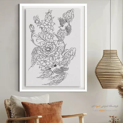 تابلو مینیاتوری ساده - مهرنشان – تابلو مینیاتور خطی - اسپو دکور