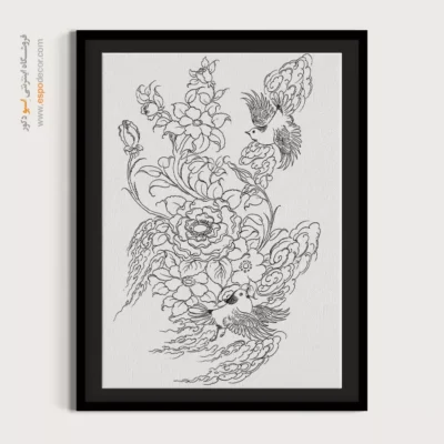 تابلو مینیاتوری ساده - مهرنشان – تابلو مینیاتور خطی - اسپو دکور